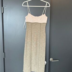 Song of Style Ribbed Spaghetti Strap Dress